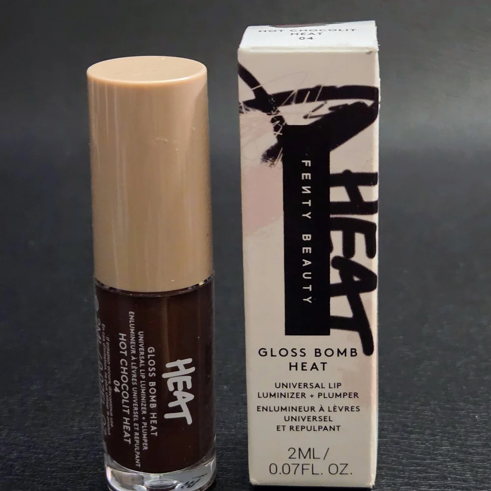 Fenty Beauty Gloss Bomb Heat in Hot Chocolate, Universal Lip Luminizer + Plumper